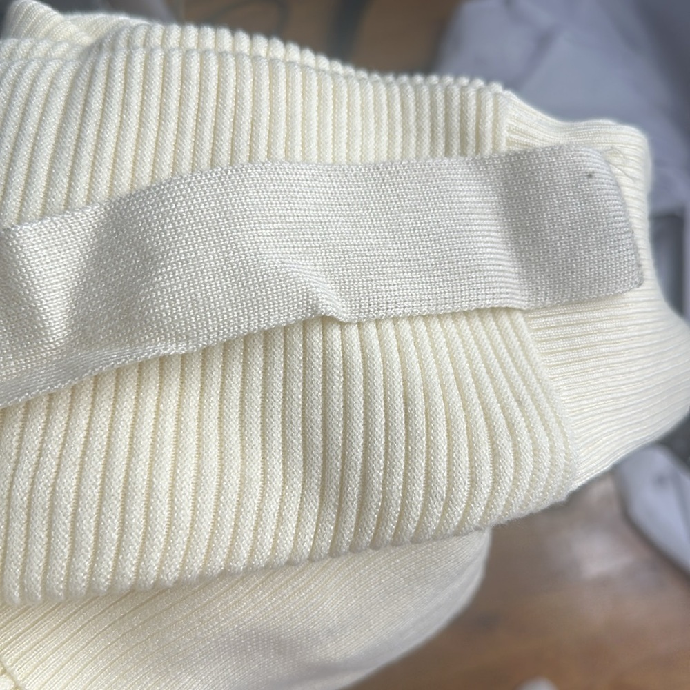 NWT Eileen Fisher Butter Long Knit Cardigan with Belt Size Large - Picture 10 of 11